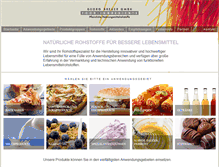 Tablet Screenshot of foodingredients.de